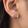 Boucles d'oreilles Eugenie- Argenté