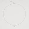 Catherine Necklace- Silver colour with white zirconia