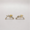 Boucles d'oreilles Delphine- Doré