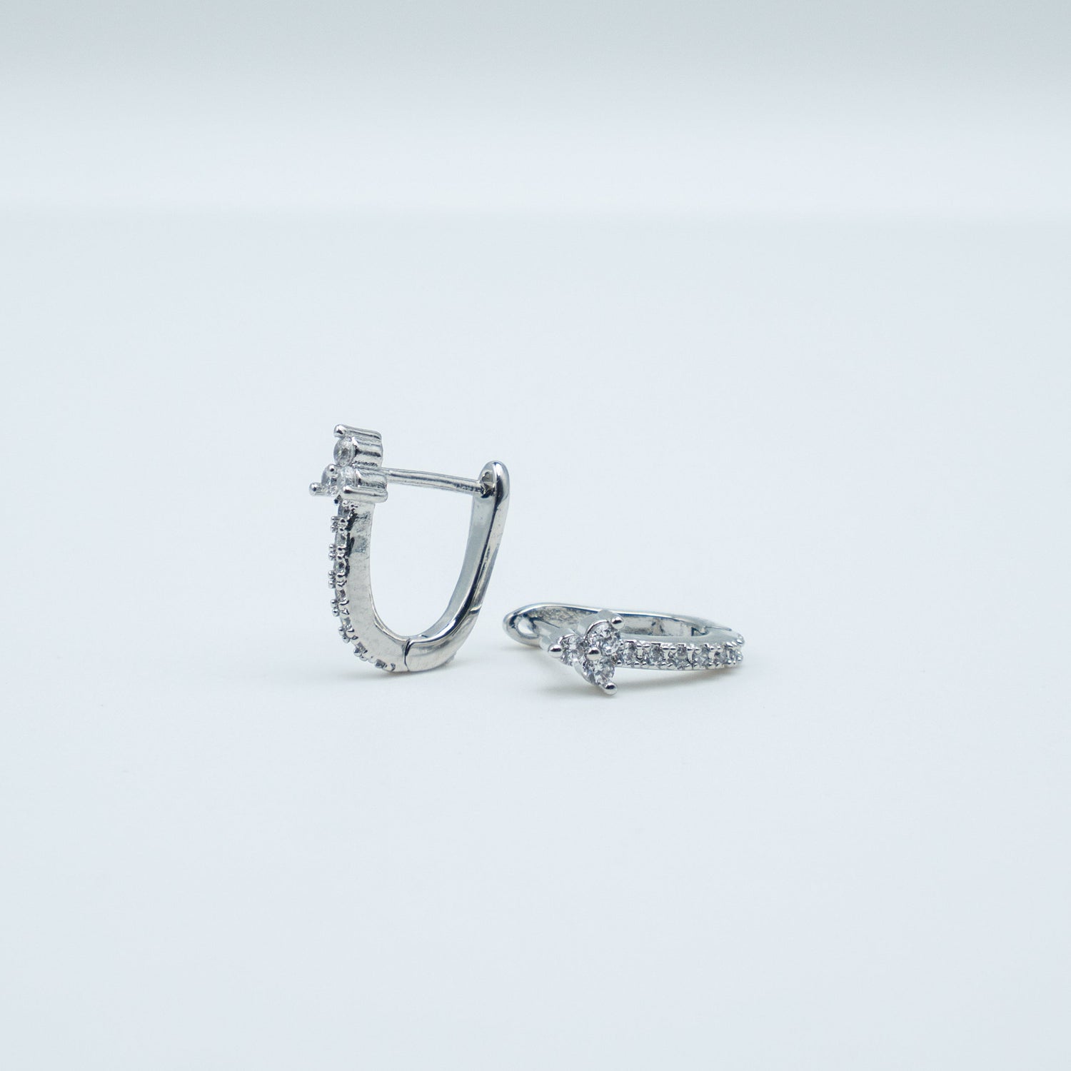 Boucles d'oreilles Clémence- Argenté