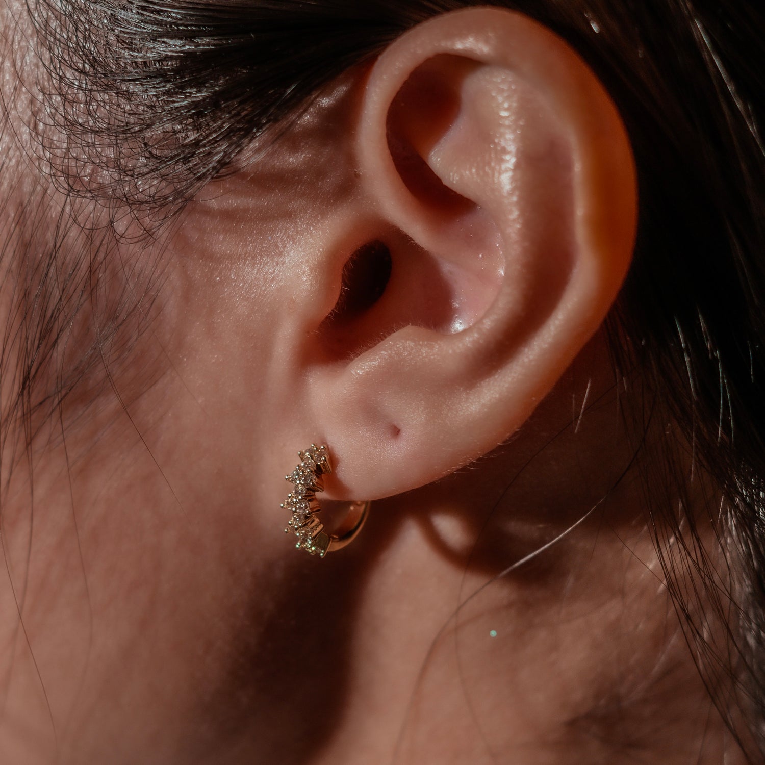 Boucles d'oreilles Zoe- Doré