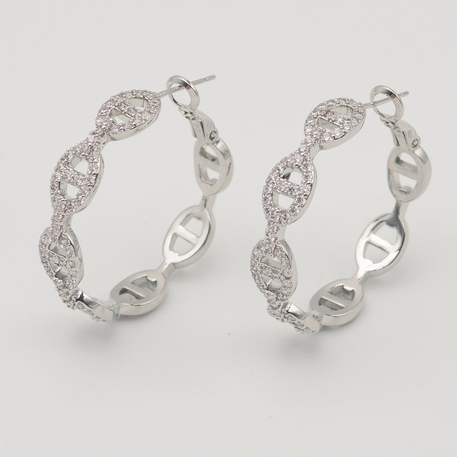 Boucles d'oreilles Inés- Argenté