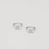 Boucles d'oreilles Lucie- Argenté