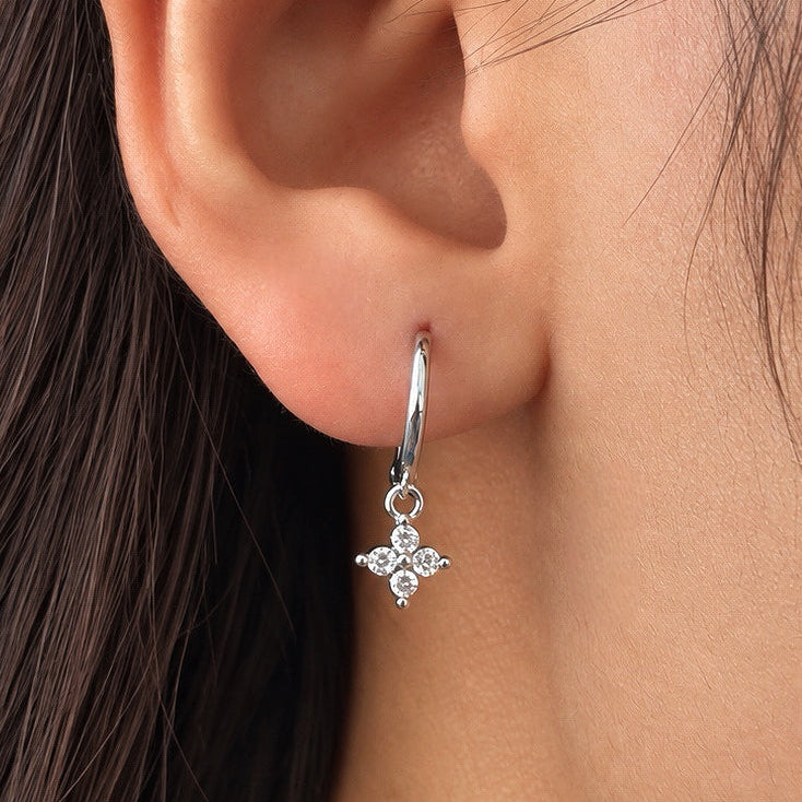 Olivia Earrings- Silver