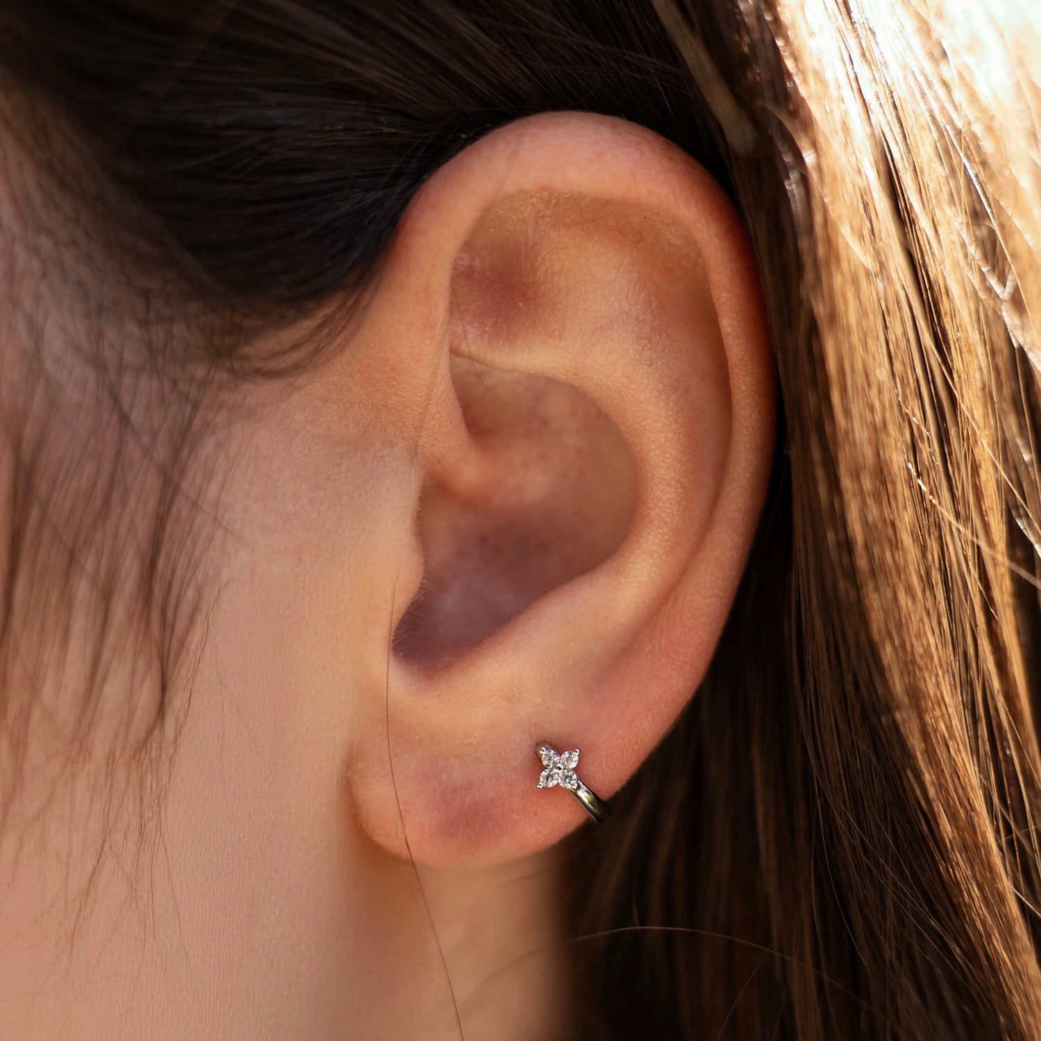 Boucle d'oreille Jeanne  (Vendu à l’unité, et non par paire)