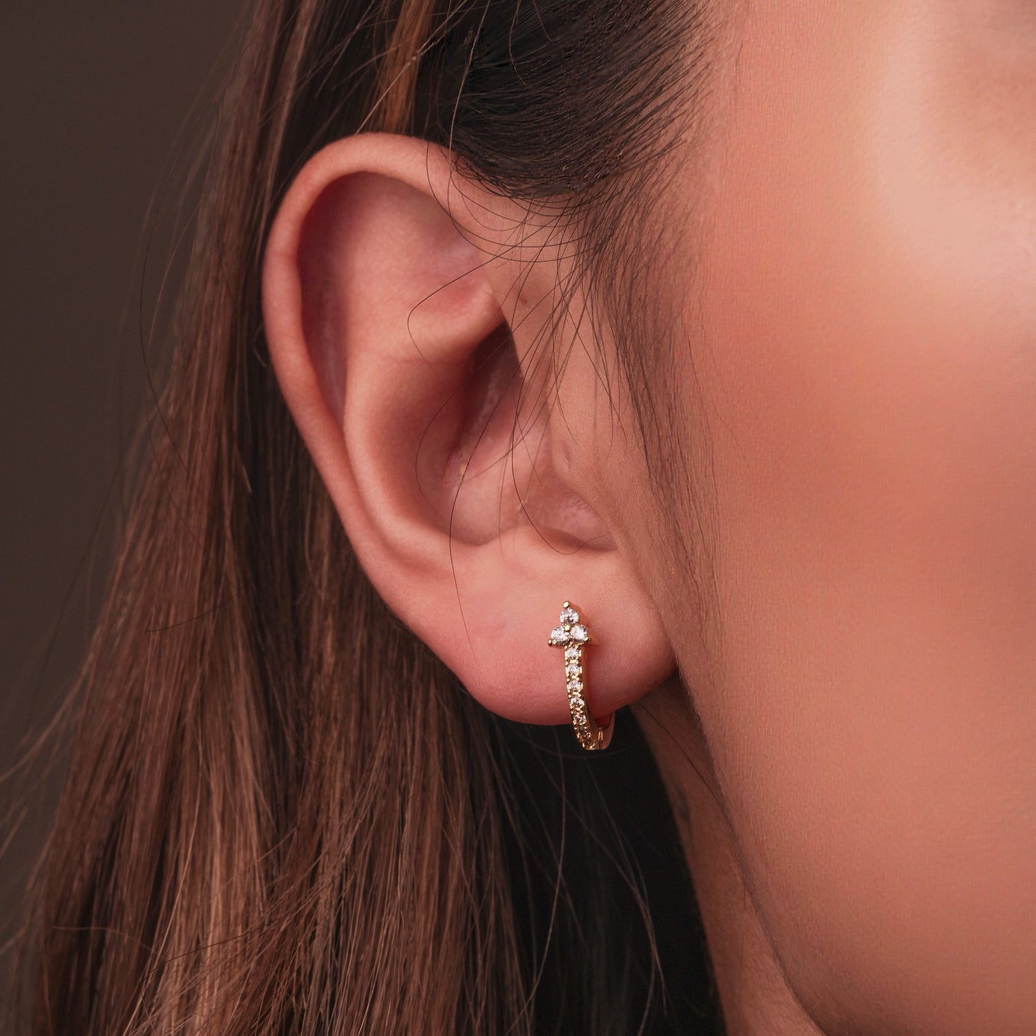Boucles d'oreilles Clémence- Doré